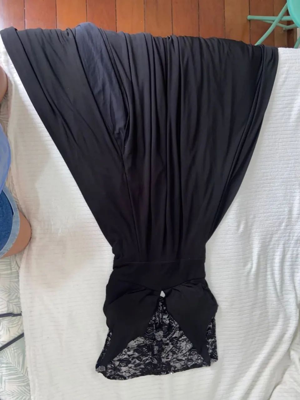 VESTIDO LONGO PESADO PRETO - Foto 2