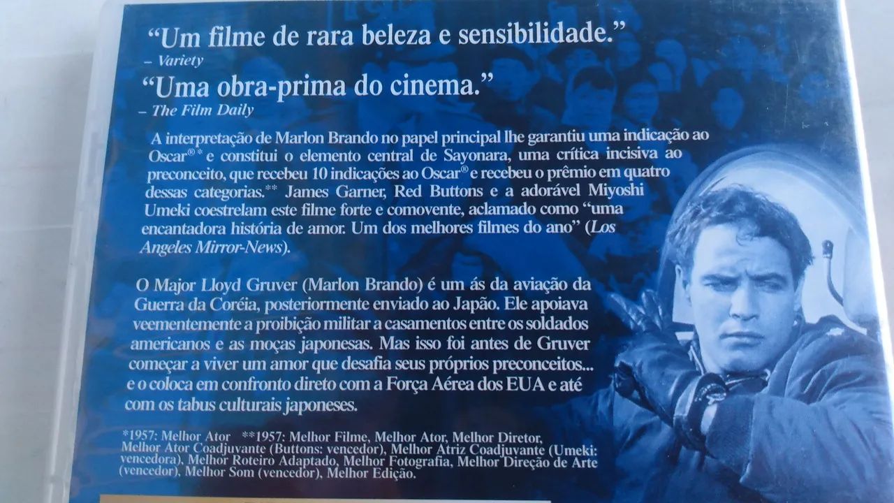 DVD original Sayonara Marlon brando de 1957. - Foto 3