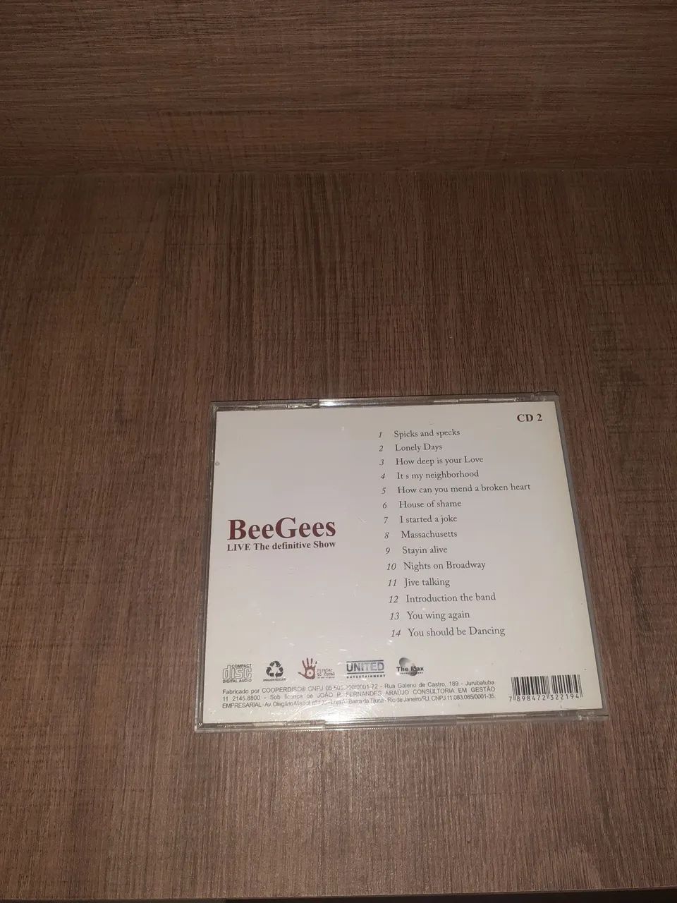 CD BEE GEES LIVE The definitivo show CD 2 - Foto 3