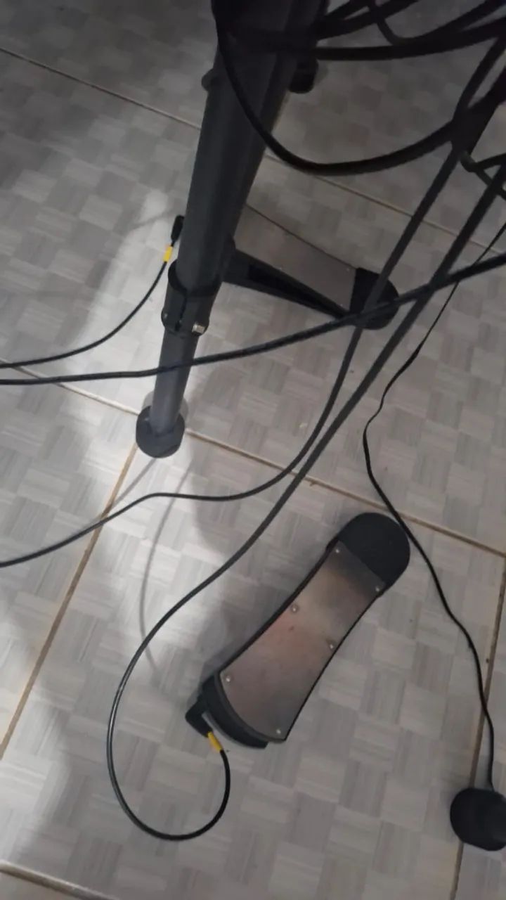 BATERIA ELETRÔNICA VEDO - COM BANCO E BAQUETAS - Foto 4