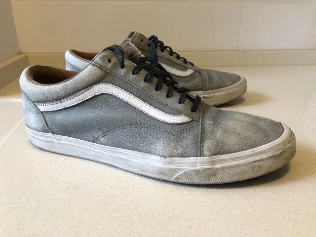Tênis Vans Old Skool - Todo Em Couro Tam. 45/46 (13us)