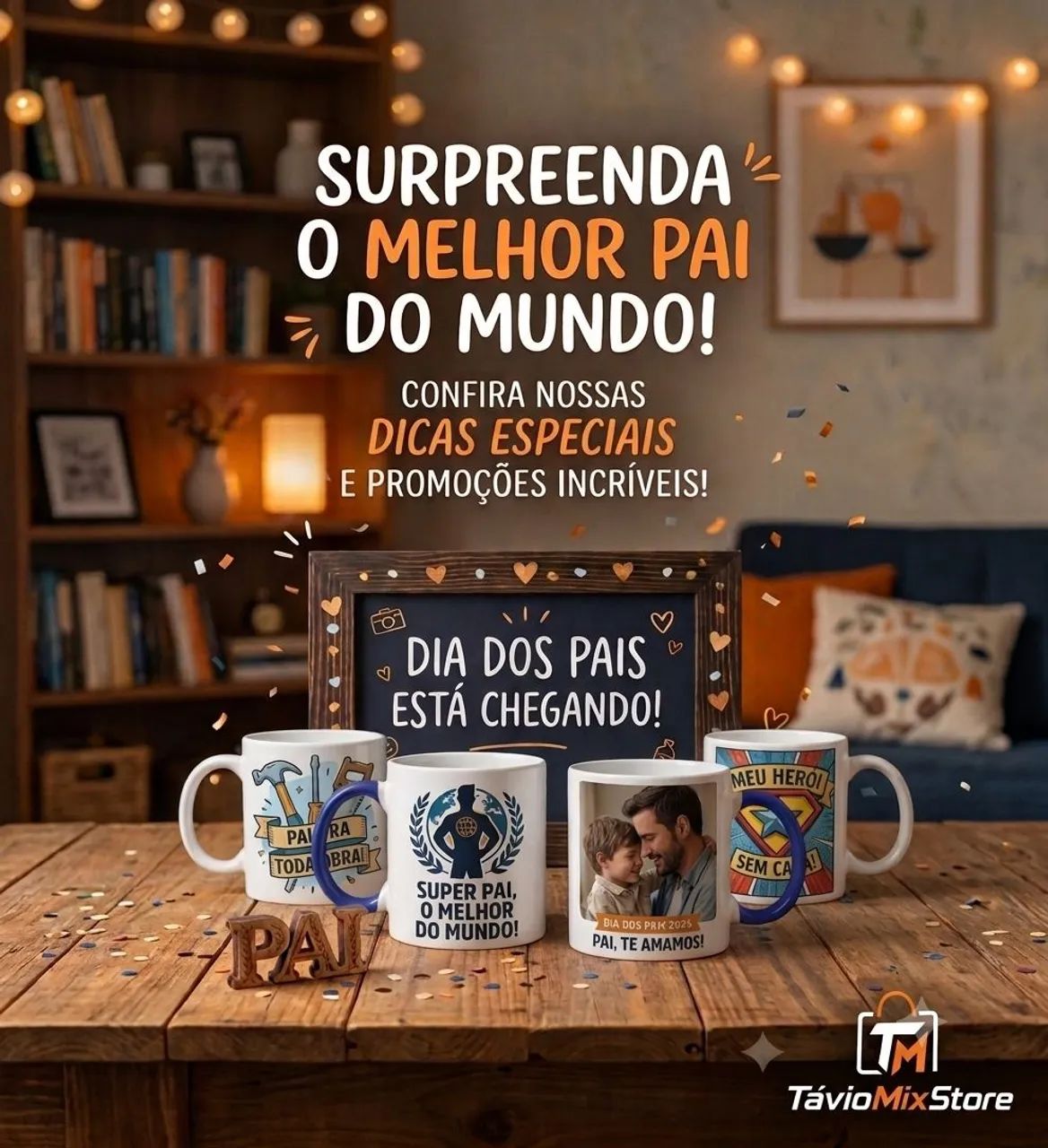 Caneca personalizada dia dos pais - Foto 4