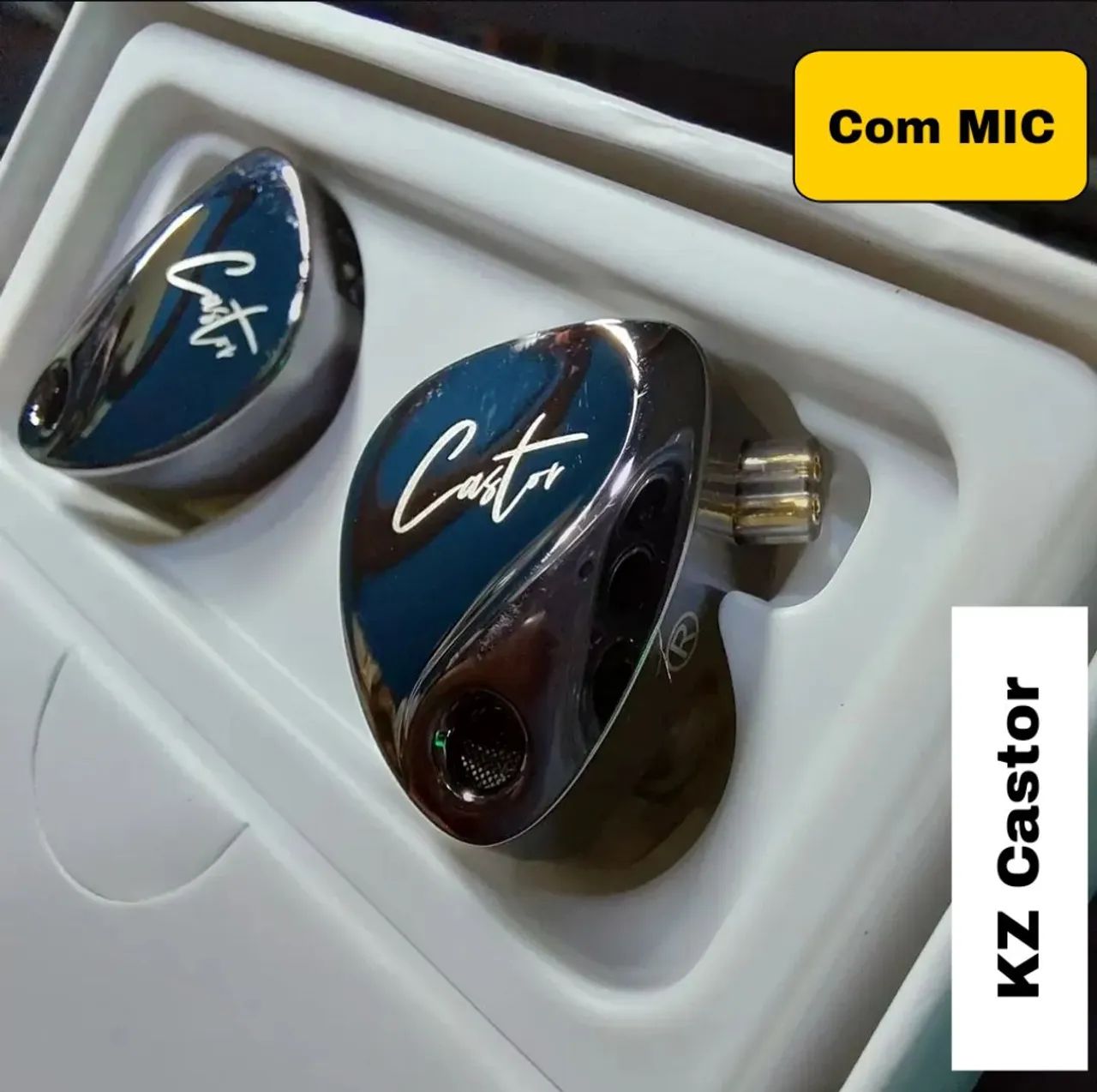 Fone KZ Castor In Ear com MIC R$ 120 - Foto 2