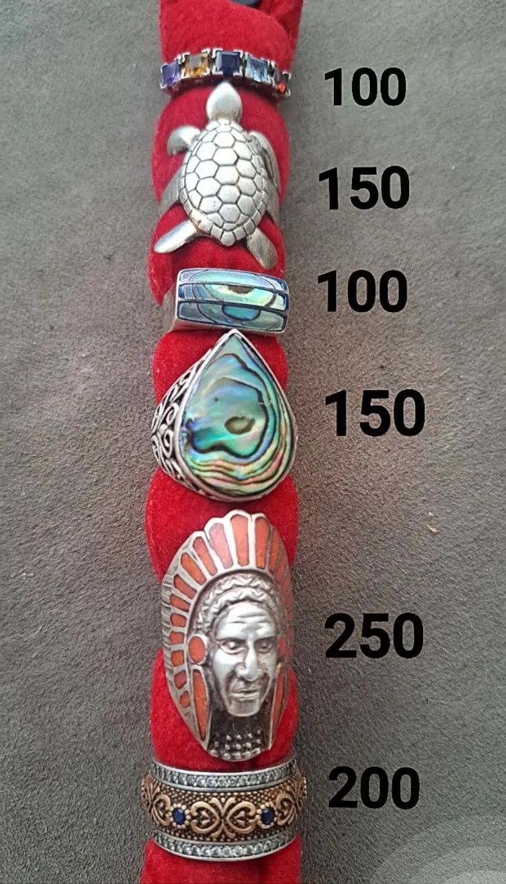 Joias em prata legítima 
