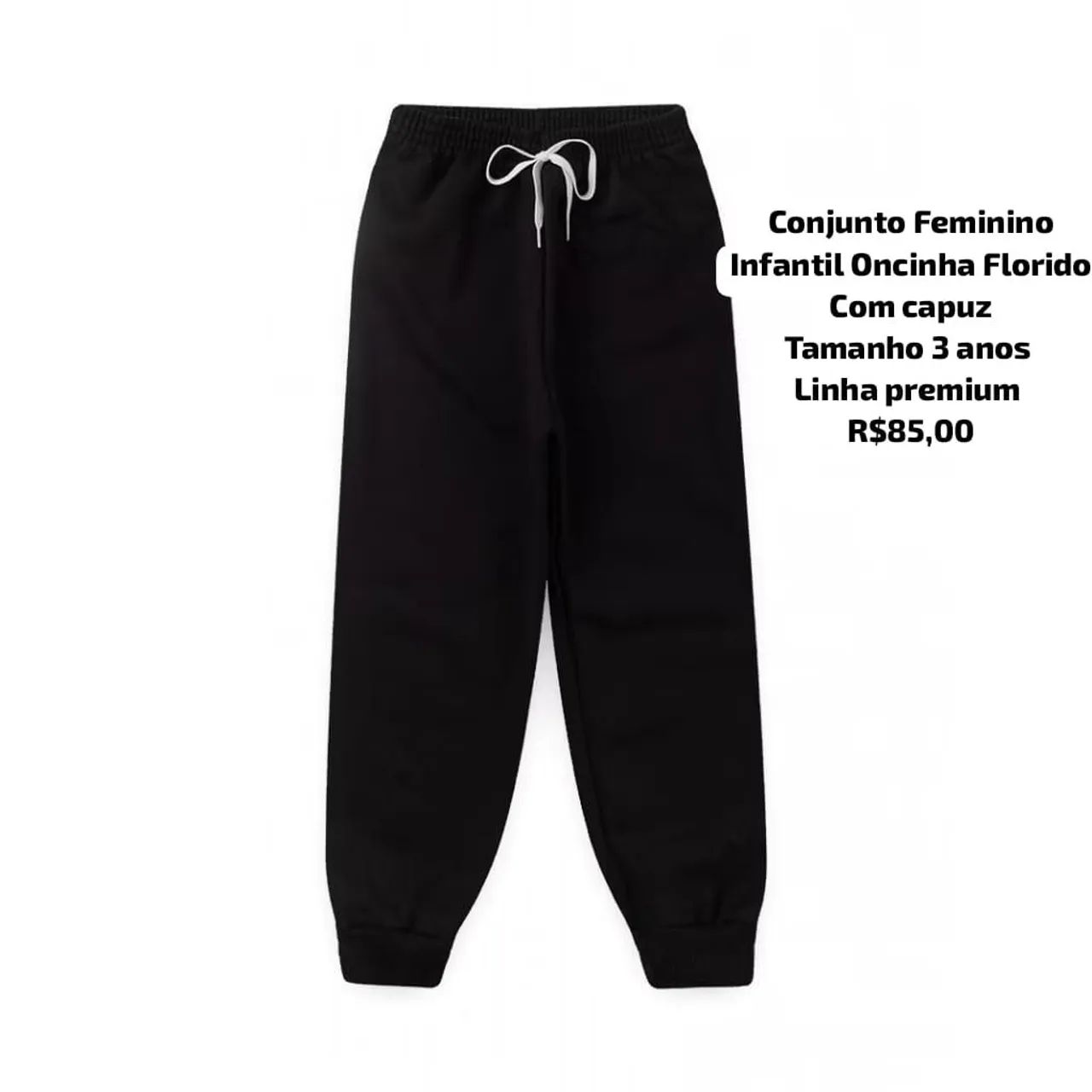 Conjunto Feminino Infantil Oncinha Florido linha premium luxo  - Foto 6