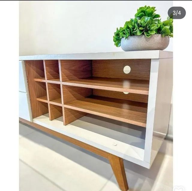RACK PARA TV DE 80 POLEGADAS COM ESPAÇO AS ADEGA NOVO DIRETO DA FABRICA  - Foto 3
