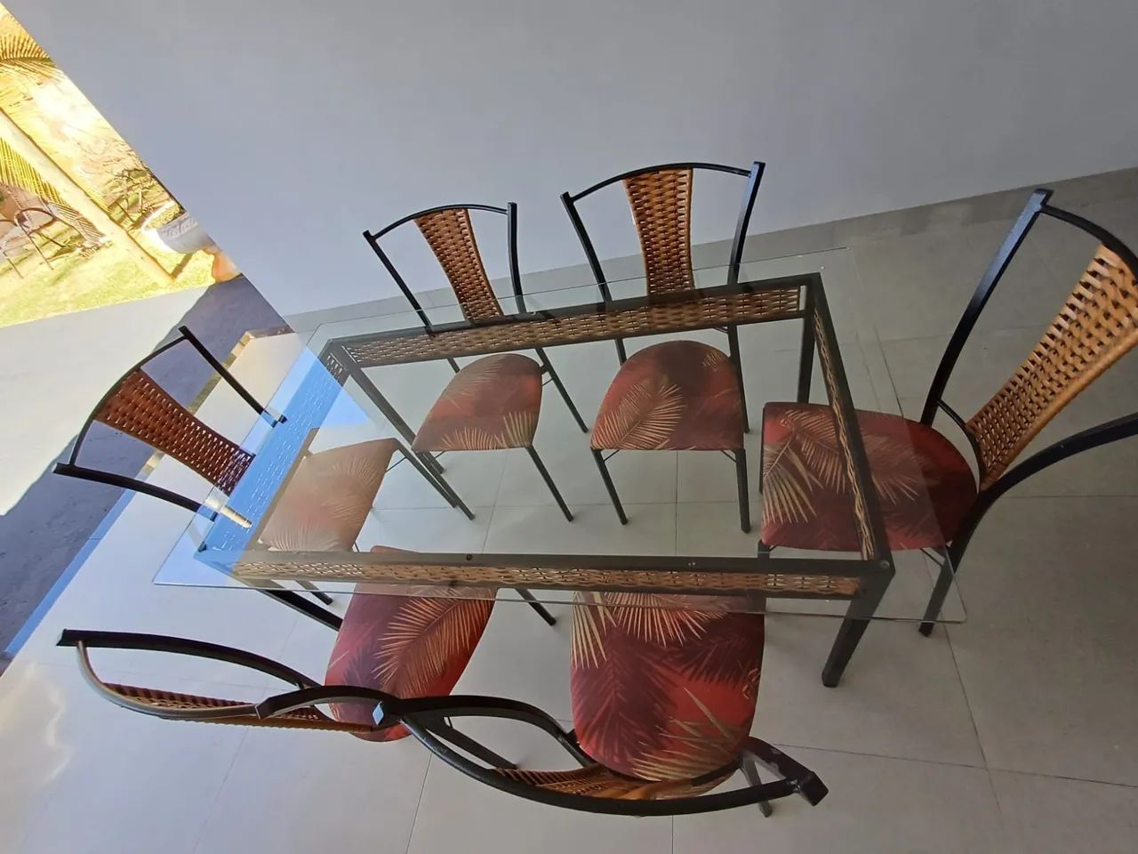 MESA de vidro