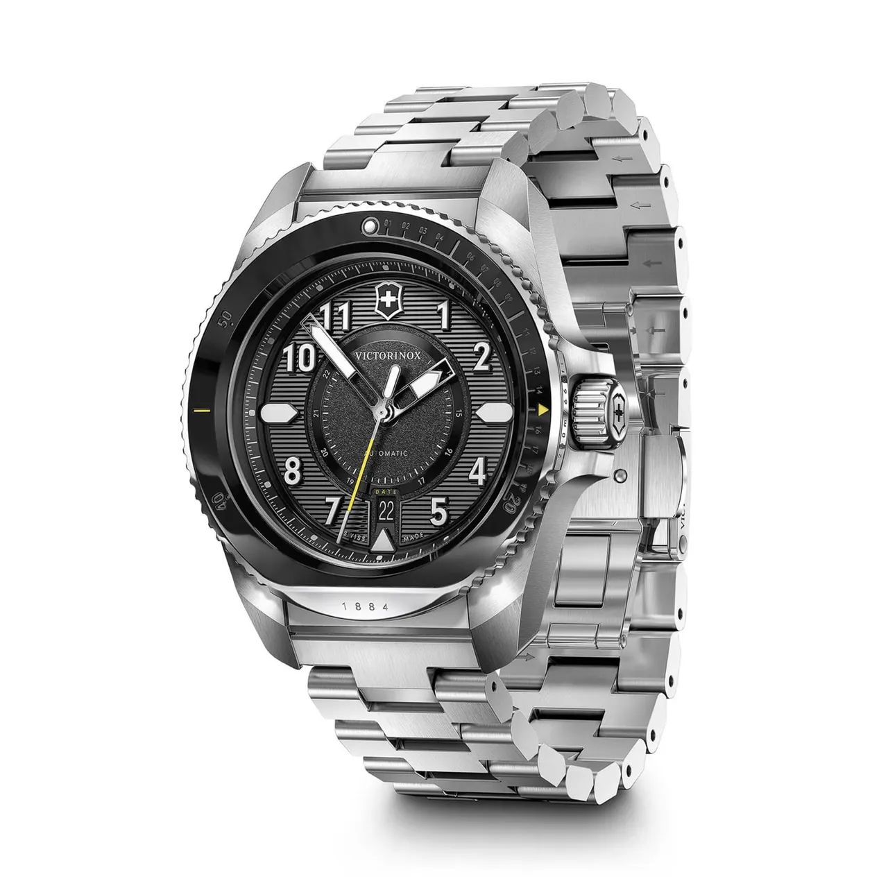 Relógio Victorinox Journey 1884 Automático Aço 241981 perfeito