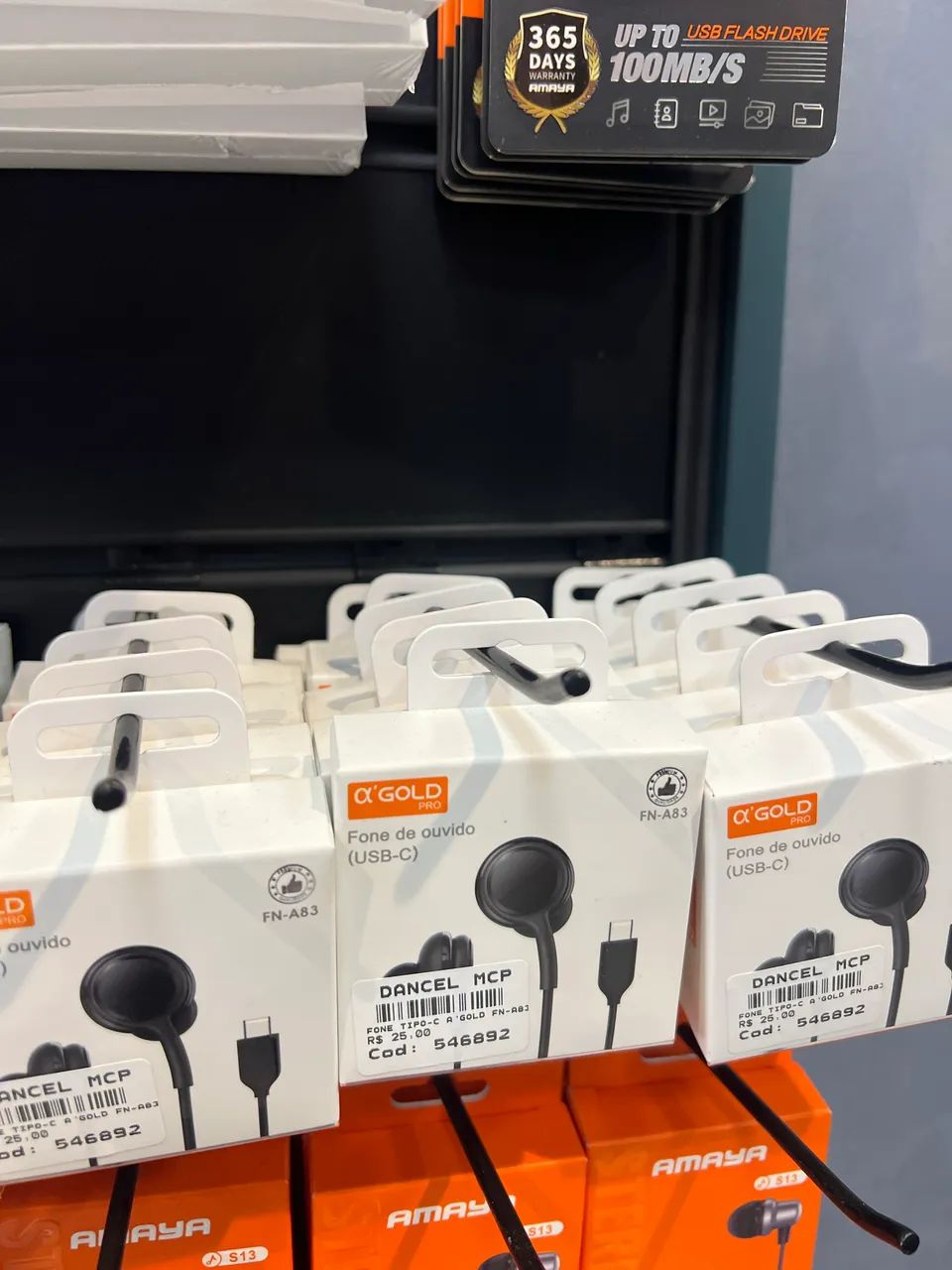Fone de ouvido USB-C com fio  - Foto 2