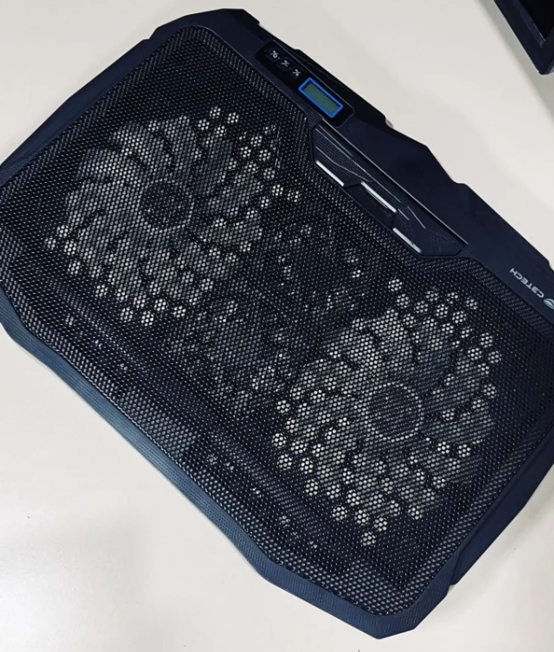 Base Cooler para Notebook C3Tech Gamer com Display LCD e 2 Ventoinhas - Foto 2