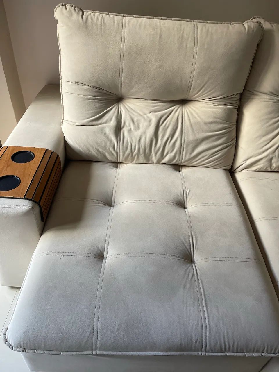 Sofá retrátil : BEGE  - Foto 3