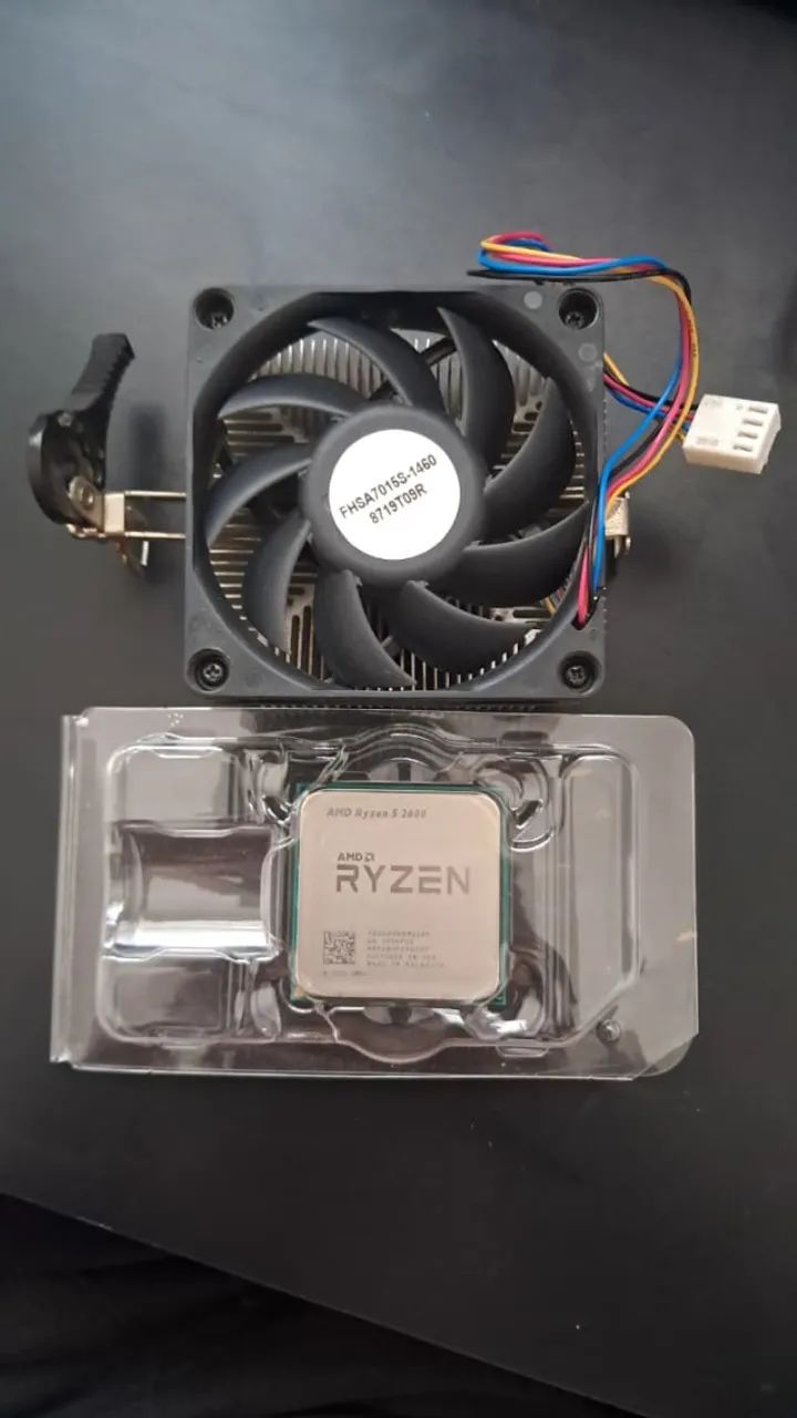 Ryzen 5 2600 + Cooler do Athlon