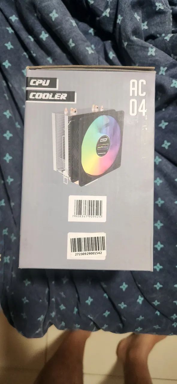 Cooler de CPU Gamer RGB Zero na Caixa - AMD e Intel - Foto 4