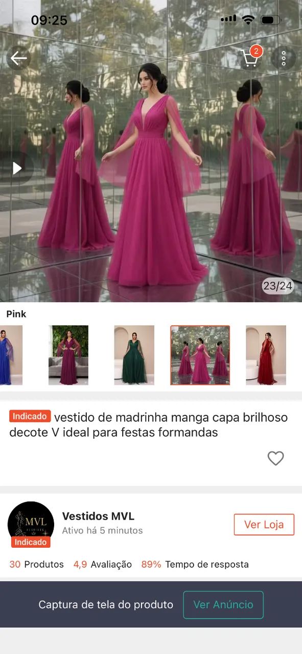 Vestido rosa casamento  - Foto 4