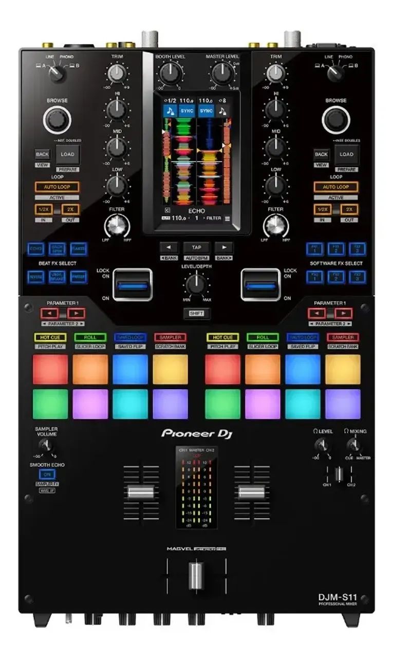 MIXER PIONEER DJ DJM-S11 # SOMOS LOJA NA SANTA EFIGENIA #