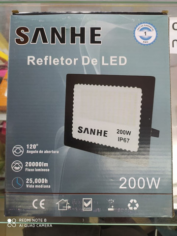 Refletor 200w LED ip 67 Super Resistente, Prova de Água - Foto 2