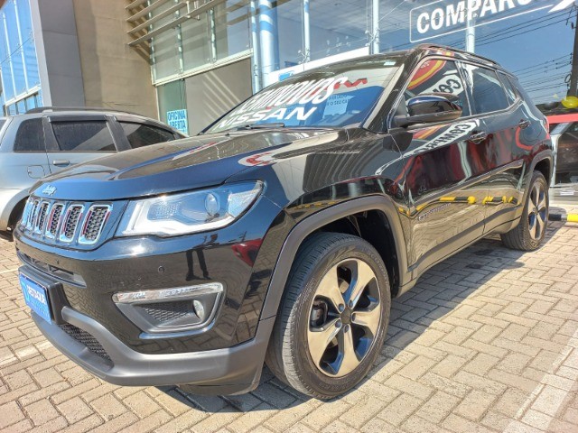 JEEP COMPASS LONGITUDE 2.0 FLEX TOP DE LINHA BAIXO KM