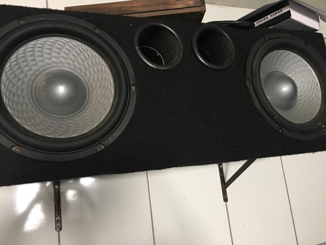 Par de sub bravox uxp 500 RMS + módulo 