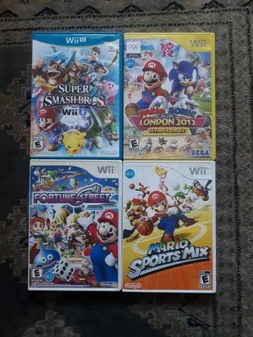 Lote de Jogos Nintendo Wii e Wii U Original - Videogames - Água