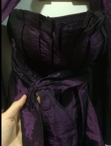 Vestido roxo, de festa - Foto 2