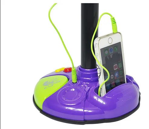 Microfone com Pedestal Pop Star com conexão celular - Novo  - Foto 4