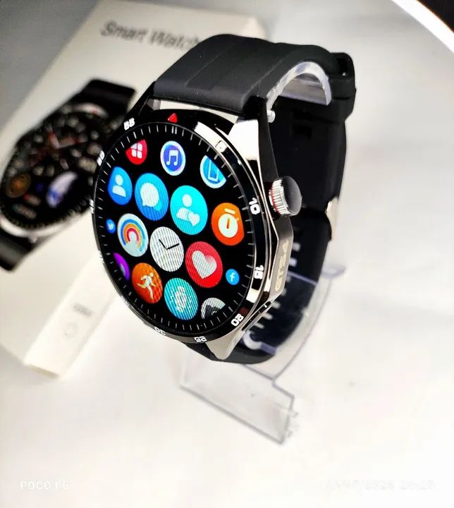 Smartwatch redondo gt4 promoção 