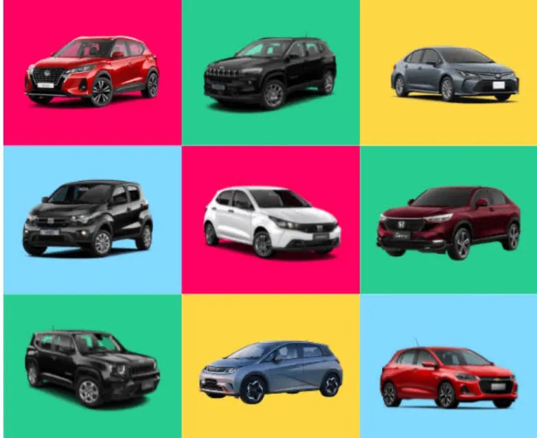 Alugo carro para motorista de App