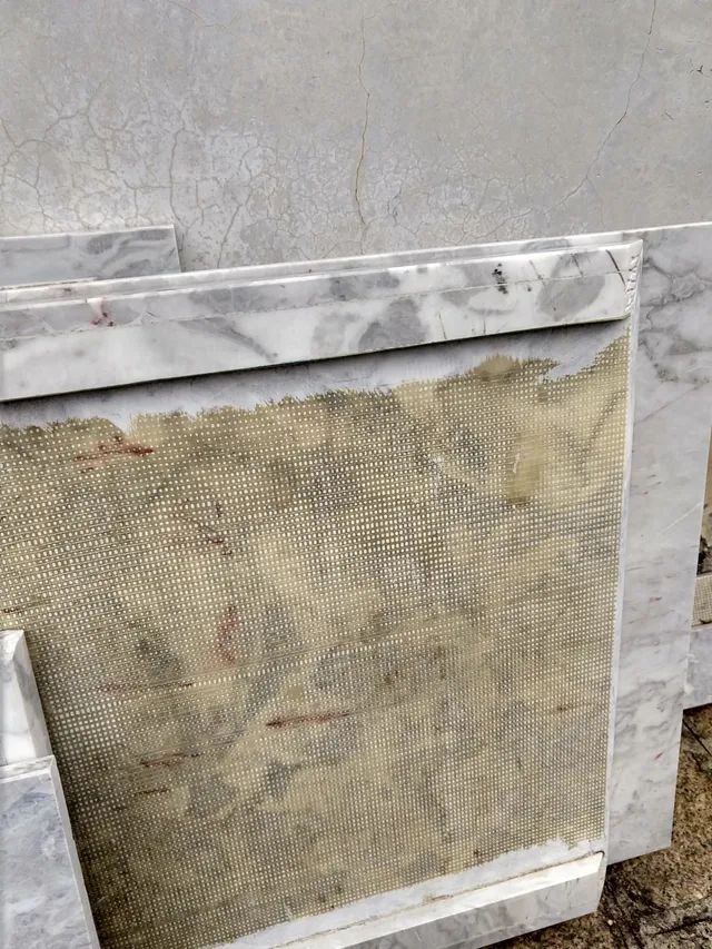 Lote de peças mármore Branco Paraná