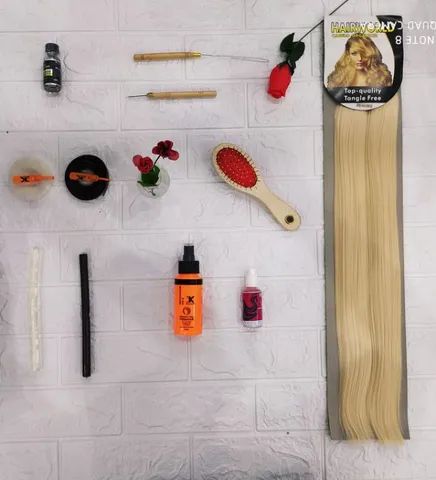 Cabelo Organico 165g 65cm Tufo Liso - Cor (#613) - Foto 3
