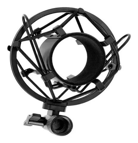 Microfone Estúdio Profissional Anti Vibração Knup Kp-m0021 Cor Preto - Foto 3