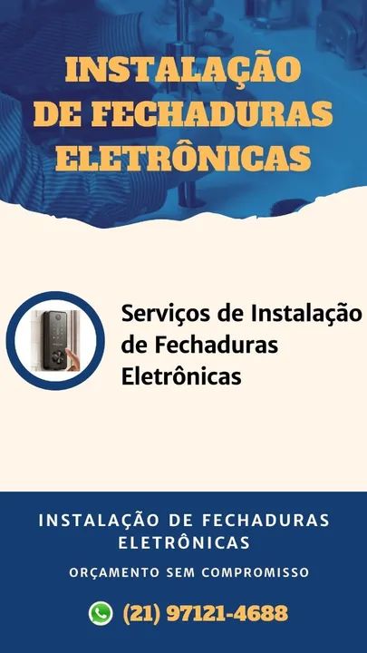 Instalação de Fechaduras Eletrônicas