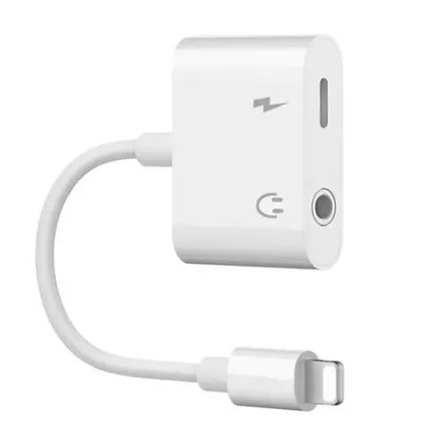Adaptador 2 em 1 Iphone Lightning Audio e Carga Tipo C - Mtc - 7005 - Foto 2