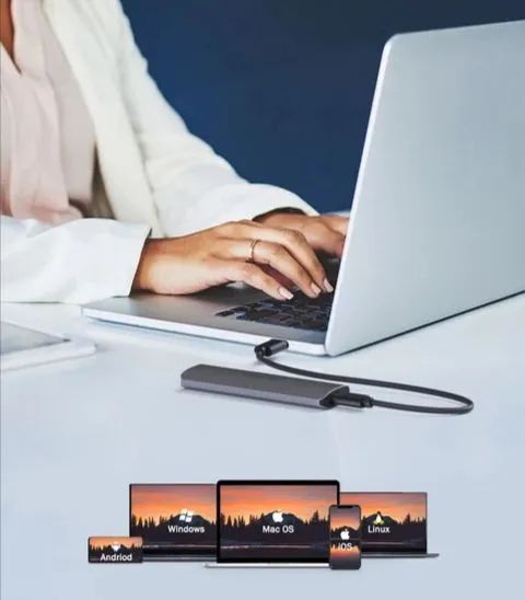 Case Lemorele NVME M.2, NVME, Adaptador Tipo C, PCIe, USB 3.1 - Foto 3