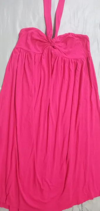 Vestido malha rosa - Tamanho P