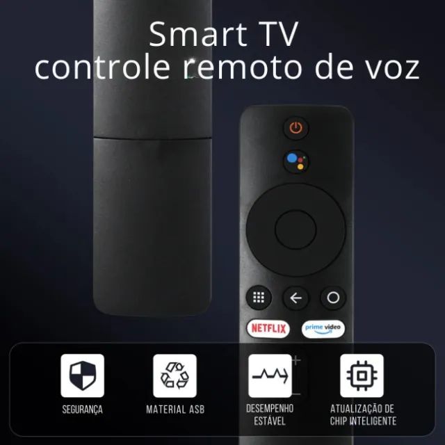 Controle Remoto Bluetooth para Mi Box Stick Xiaomi S Box Função Comando de Voz XMRM-00A64313038550017123