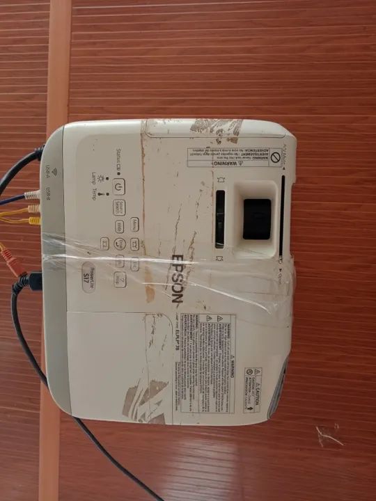 Projetor Epson PowerLite E20 XGA Portátil - 3400 Lumens 3LCD HDMI Branco   - Foto 2