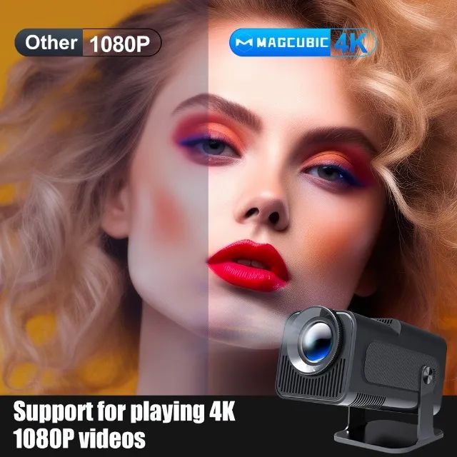 Projetor HY320, 390ANSI, 4K  Android 11 Magcubic Wifi - Foto 4