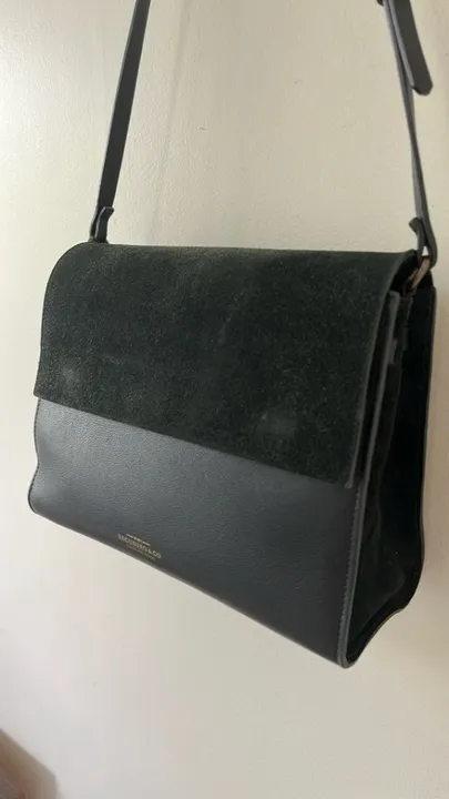 bolsa escudero & co couro preto modelo frida