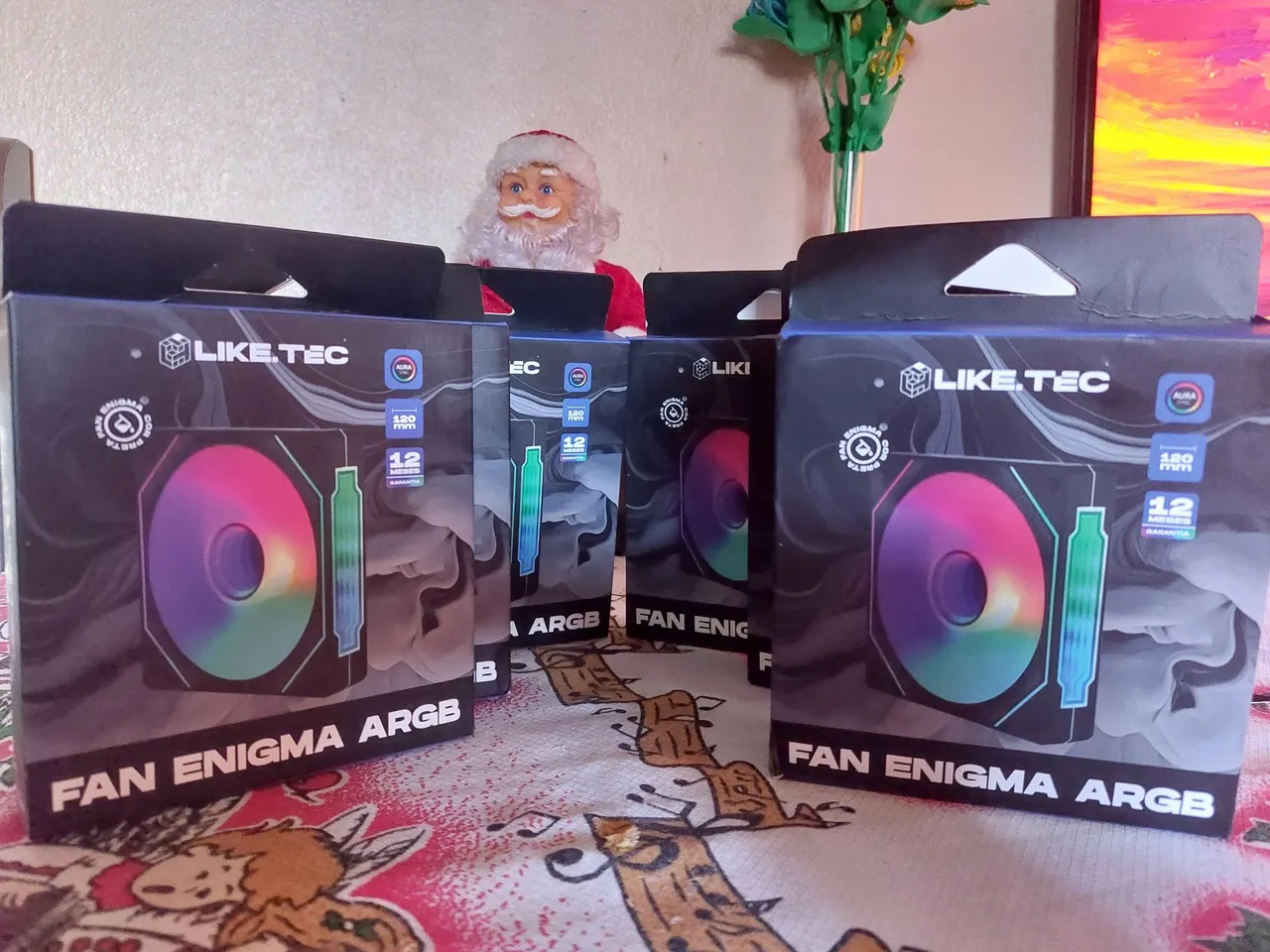 3 Fans likitec enigma argb 120mm