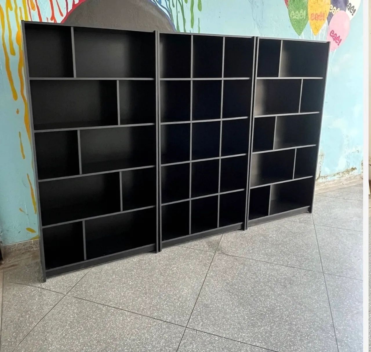 KIT COLMEIA + MEIA COLMEIA MDF PRETO