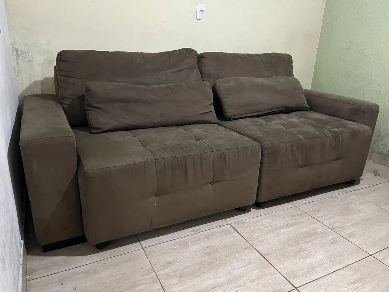Sofá Cama 2 Lugares - Conforto e Estilo 2.40 mts 
