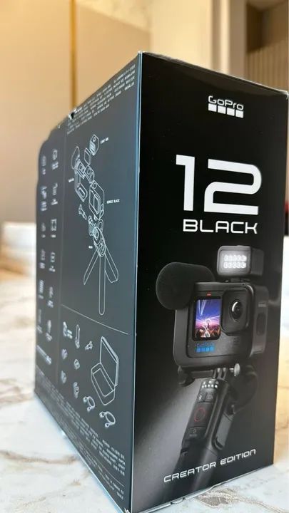 GOPRO 12 BLACK CREATOR EDITION | NOVO/LACRADO | 1 ANO DE GARANTIA | LOJA FÍSICA - Foto 2