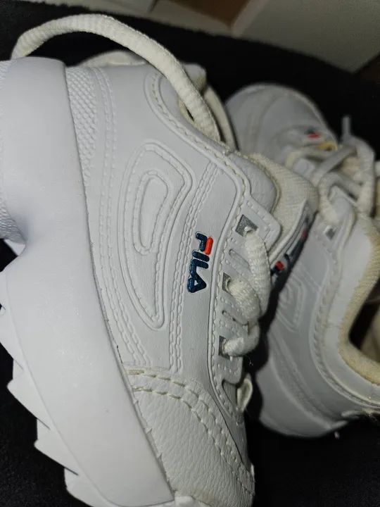 Tênis Fila Infantil Branco - Foto 5