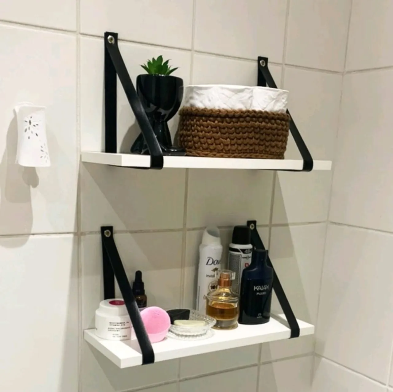 Kit prateleira com suporte em alça