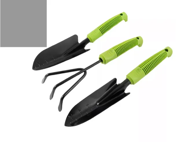 Kit Jardinagem 3 Peças Pazinhas E Ancinho (rastelo)