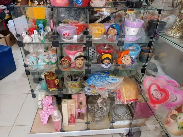 MUITO BARATO! BALCÃO VITRINE EM VIDRO com rodinhas  - Foto 3