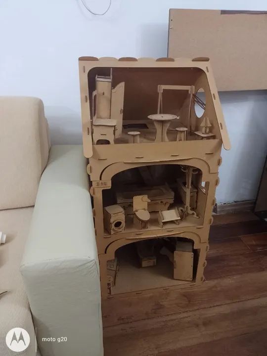 Casinha de Bonecas de Madeira - Foto 5