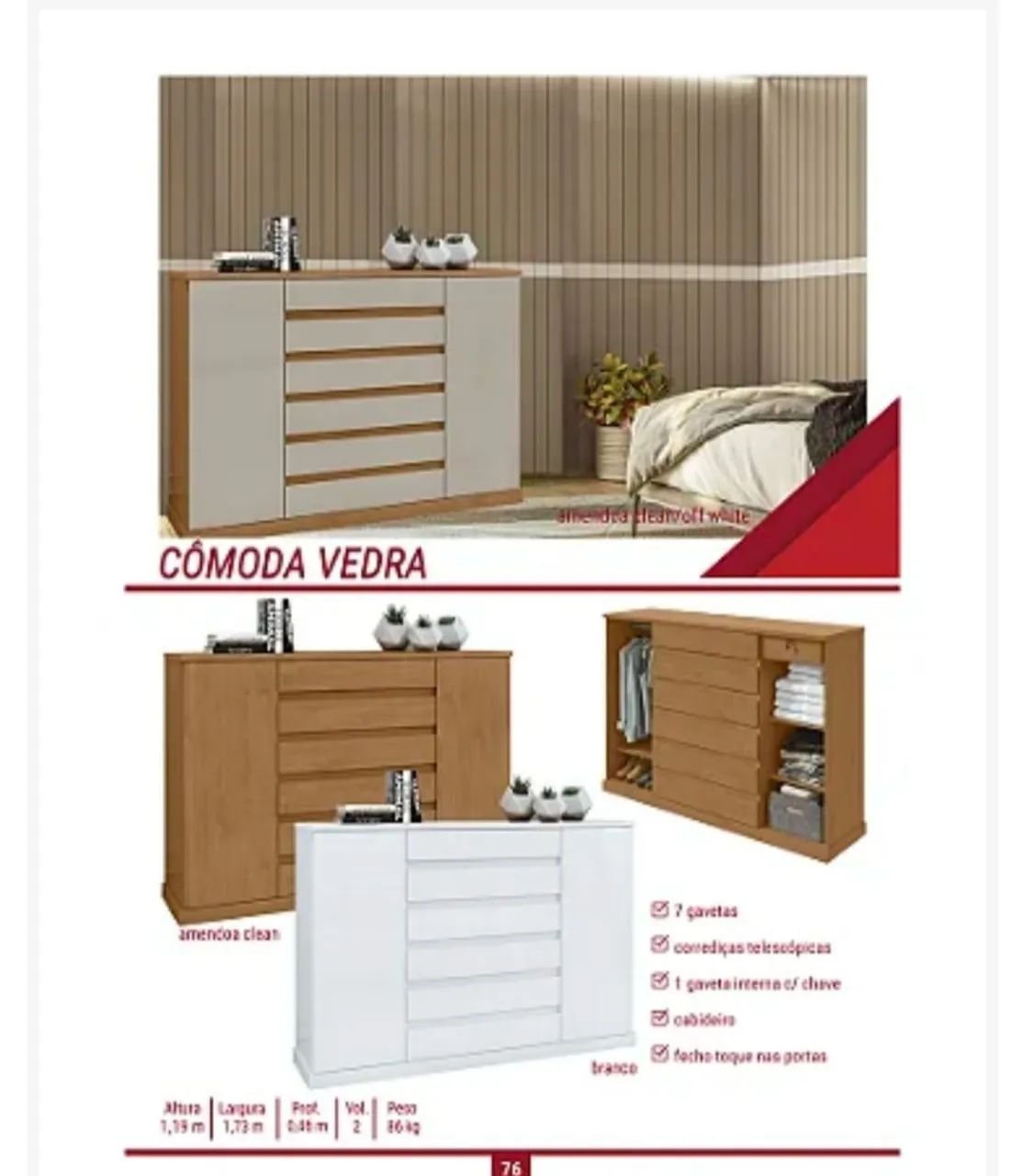 Cômoda VEDRA 