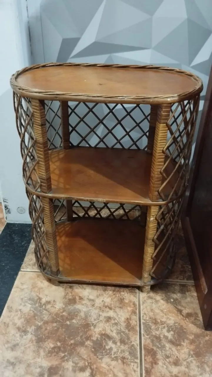 Mesa Aparador em Vime (60x31cm) A e L<br>
