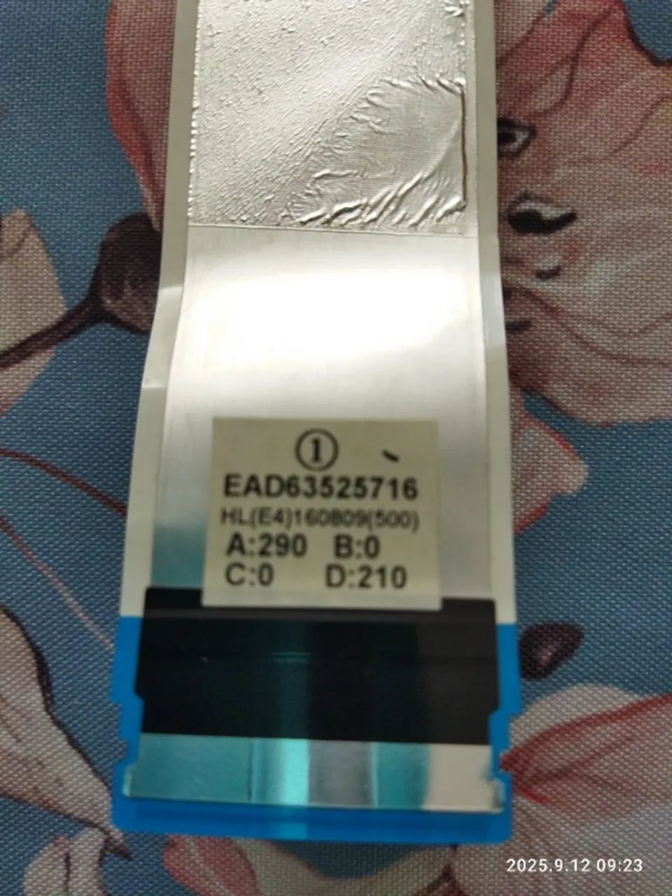 Vendo Cabo Flat EAD63525716 TV LG novo
